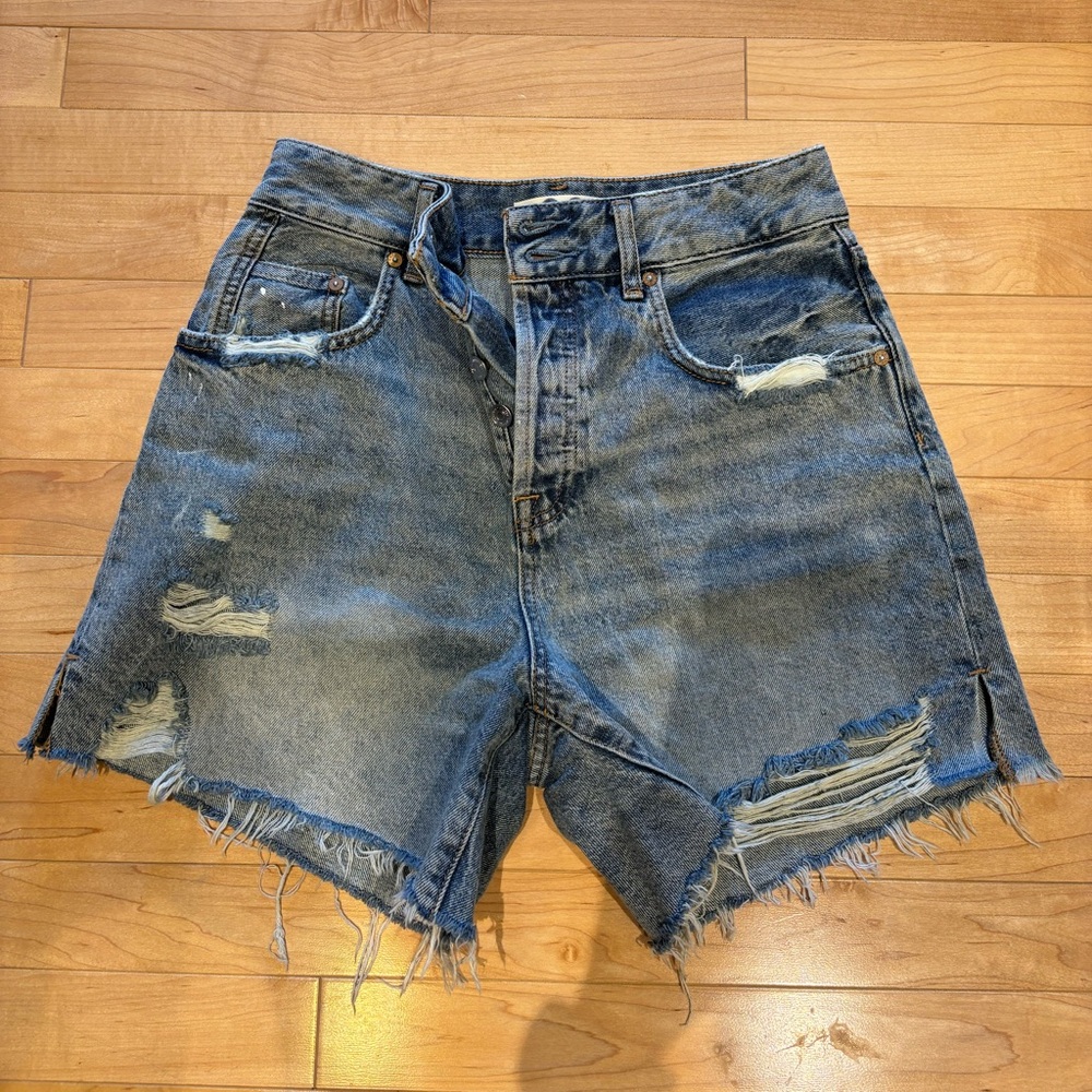 Free People denim shorts, size 28